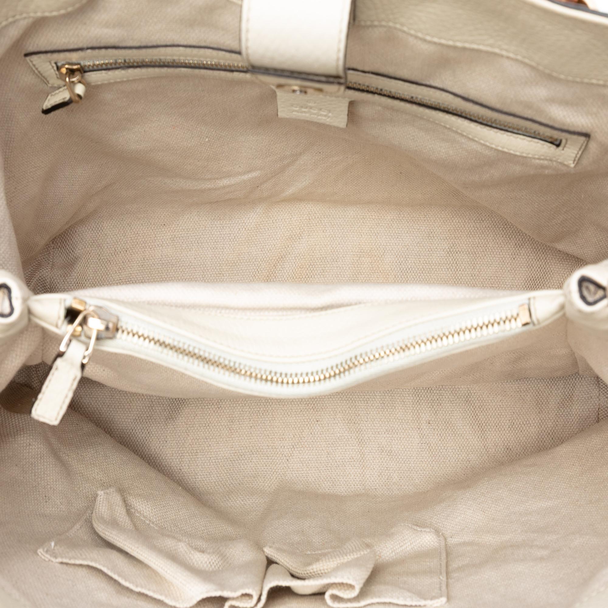 Gucci Medium GG Canvas Bamboo Diana Tote