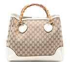 Gucci Medium GG Canvas Bamboo Diana Tote