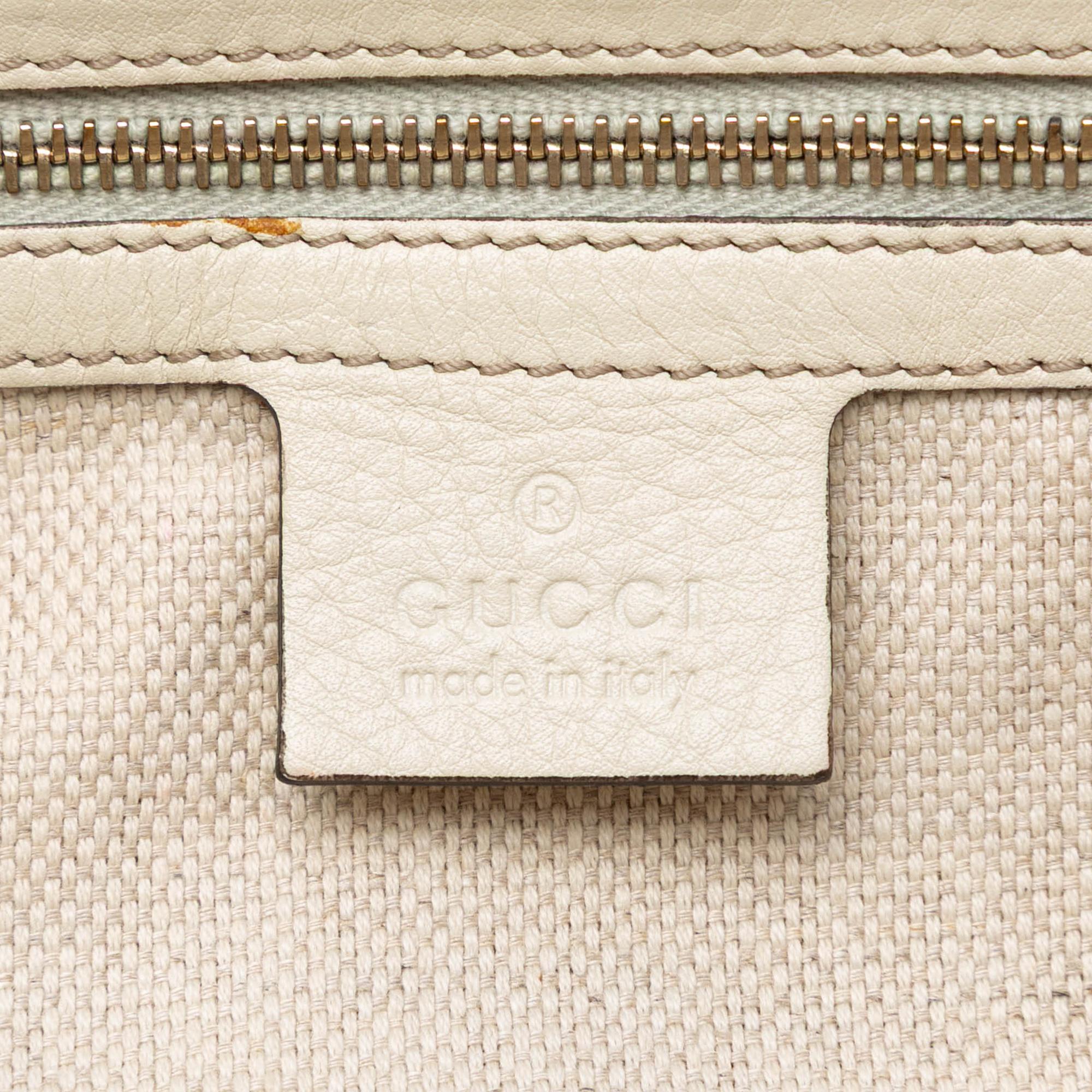 Gucci Medium GG Canvas Bamboo Diana Tote