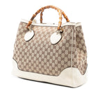 Gucci Medium GG Canvas Bamboo Diana Tote