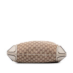 Gucci Medium GG Canvas Bamboo Indy Hobo
