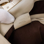 Gucci Medium GG Canvas Bamboo Indy Hobo