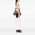 Gucci Medium GG Canvas Bamboo Indy Hobo