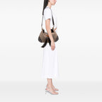 Gucci Medium GG Canvas Bamboo Indy Hobo