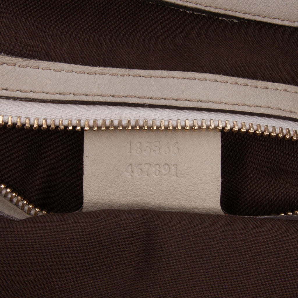 Gucci Medium GG Canvas Bamboo Indy Hobo
