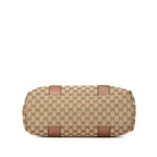 Gucci Medium GG Canvas Bamboo Libeccio Tote
