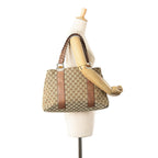 Gucci Medium GG Canvas Bamboo Libeccio Tote
