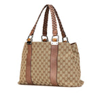 Gucci Medium GG Canvas Bamboo Libeccio Tote