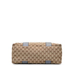 Gucci Medium GG Canvas Bamboo Libeccio Tote