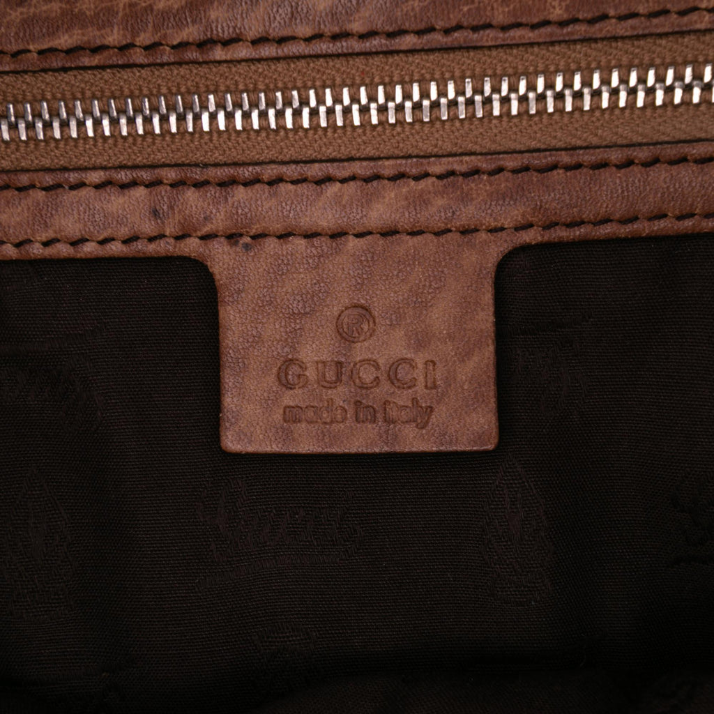 Gucci Medium GG Canvas Bamboo Libeccio Tote