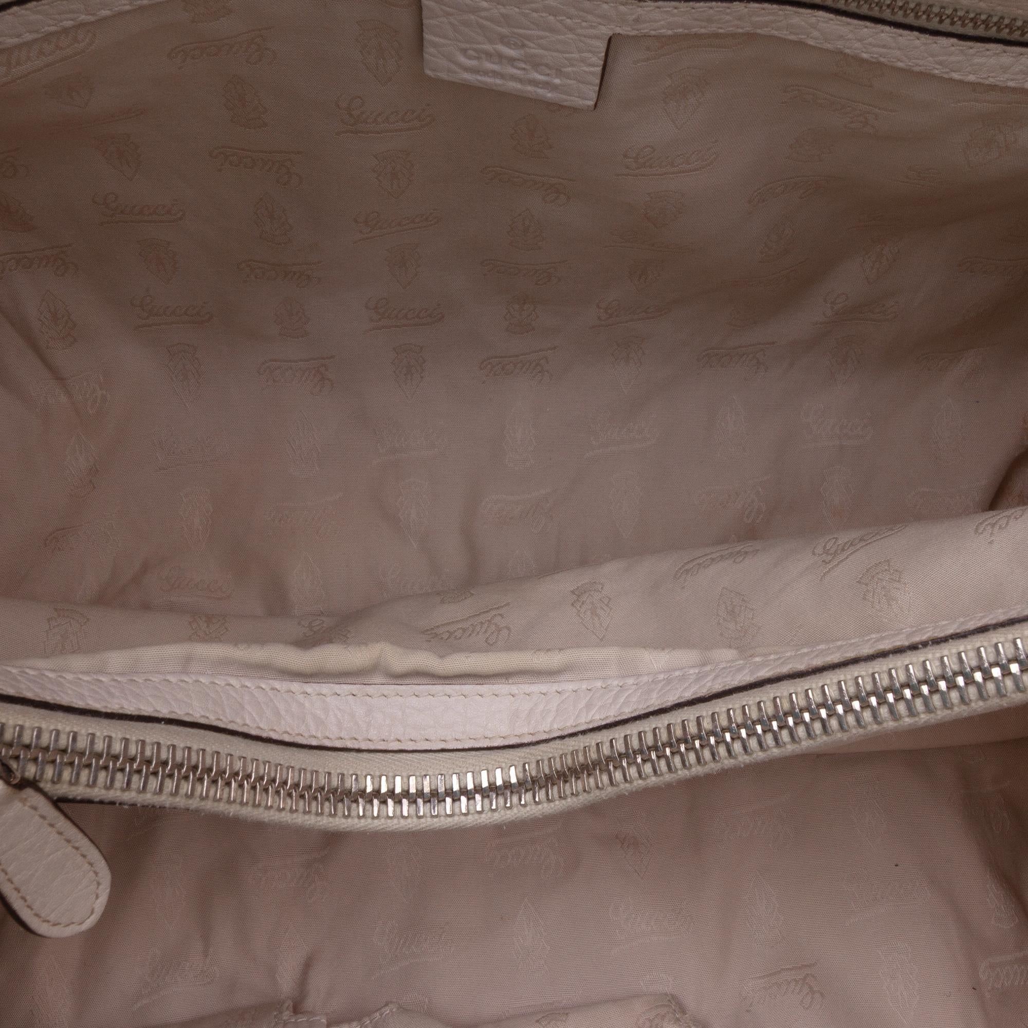 Gucci Medium GG Canvas Bamboo Libeccio Tote