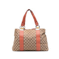 Gucci Medium GG Canvas Bamboo Libeccio Tote