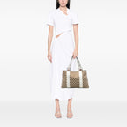 Gucci Medium GG Canvas Bamboo Libeccio Tote