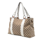 Gucci Medium GG Canvas Bamboo Libeccio Tote