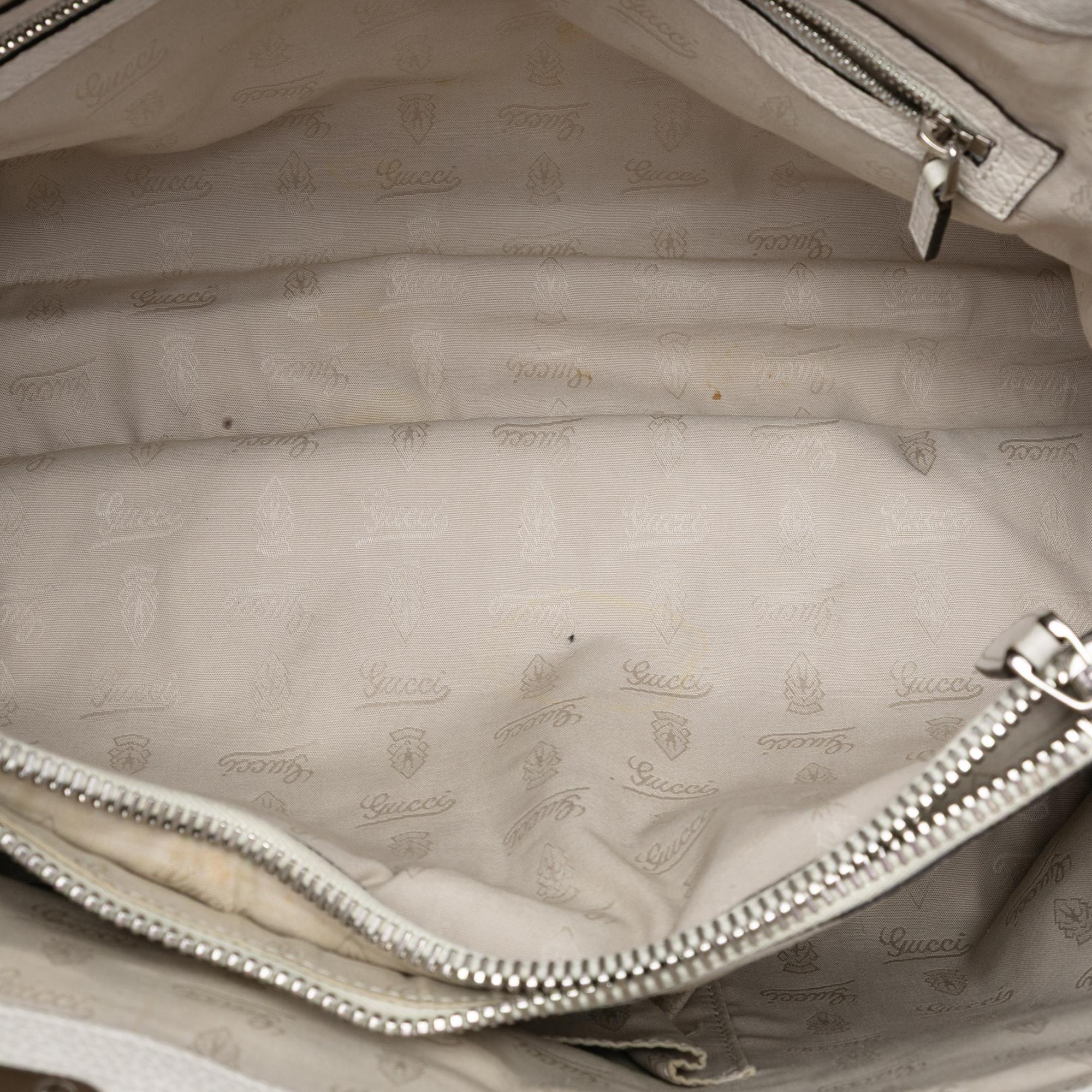 Gucci Medium GG Canvas Bamboo Libeccio Tote