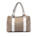 Gucci Medium GG Canvas Bamboo Libeccio Tote