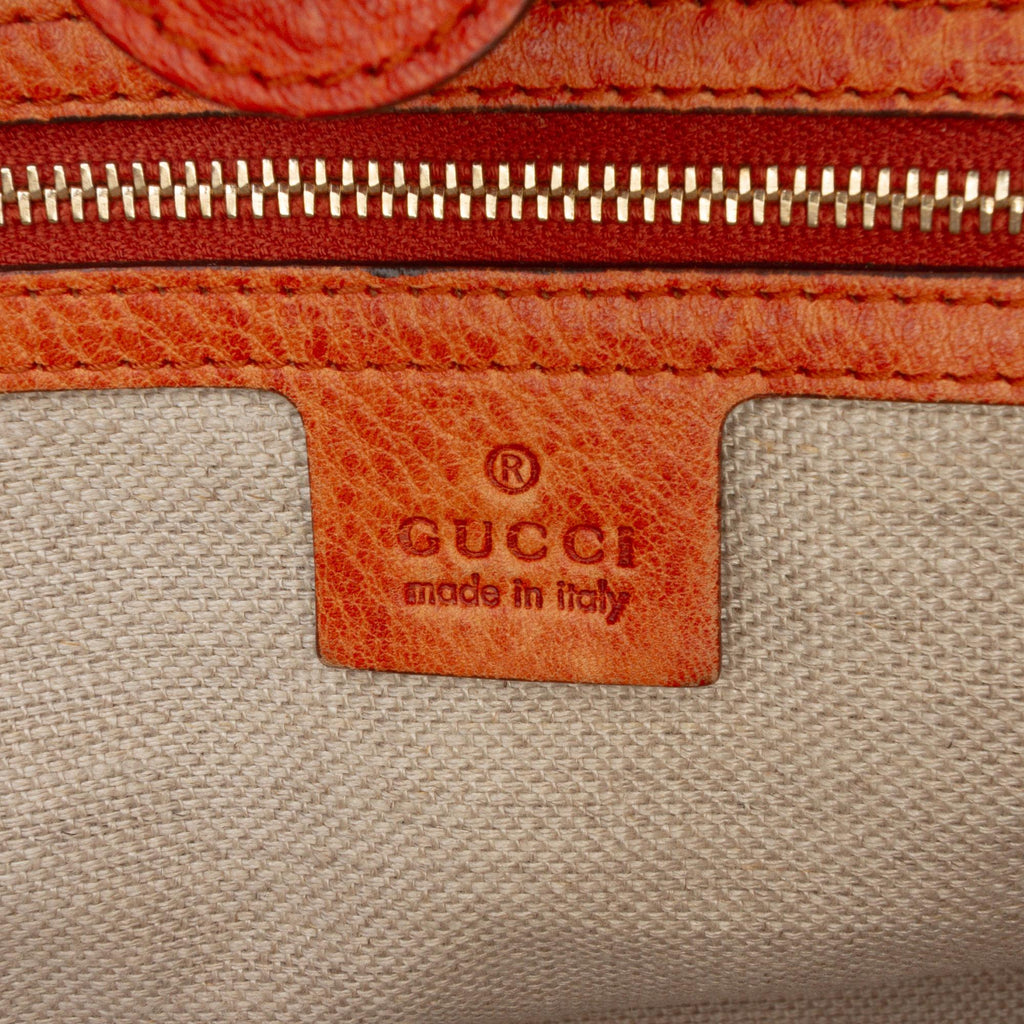 Gucci Medium GG Canvas Bamboo Tassel Tote