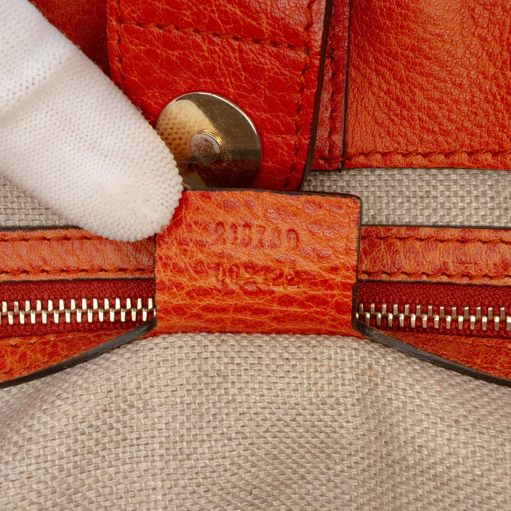 Gucci Medium GG Canvas Bamboo Tassel Tote