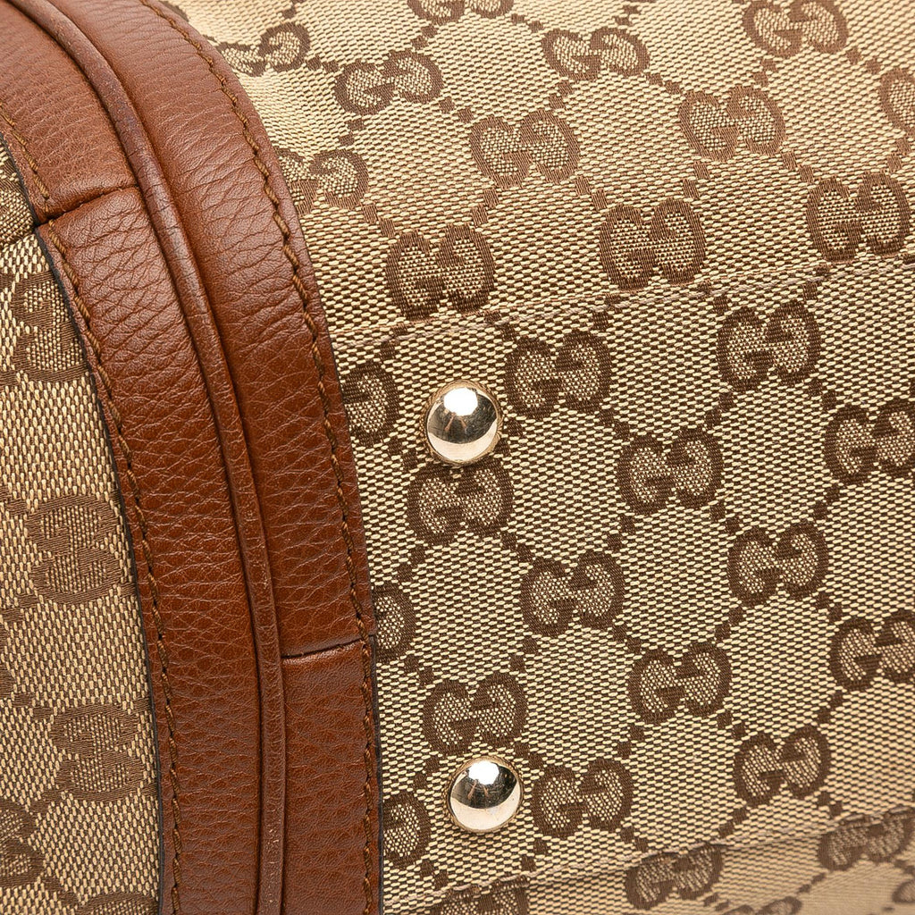 Gucci Medium GG Canvas Bella Shoulder Bag