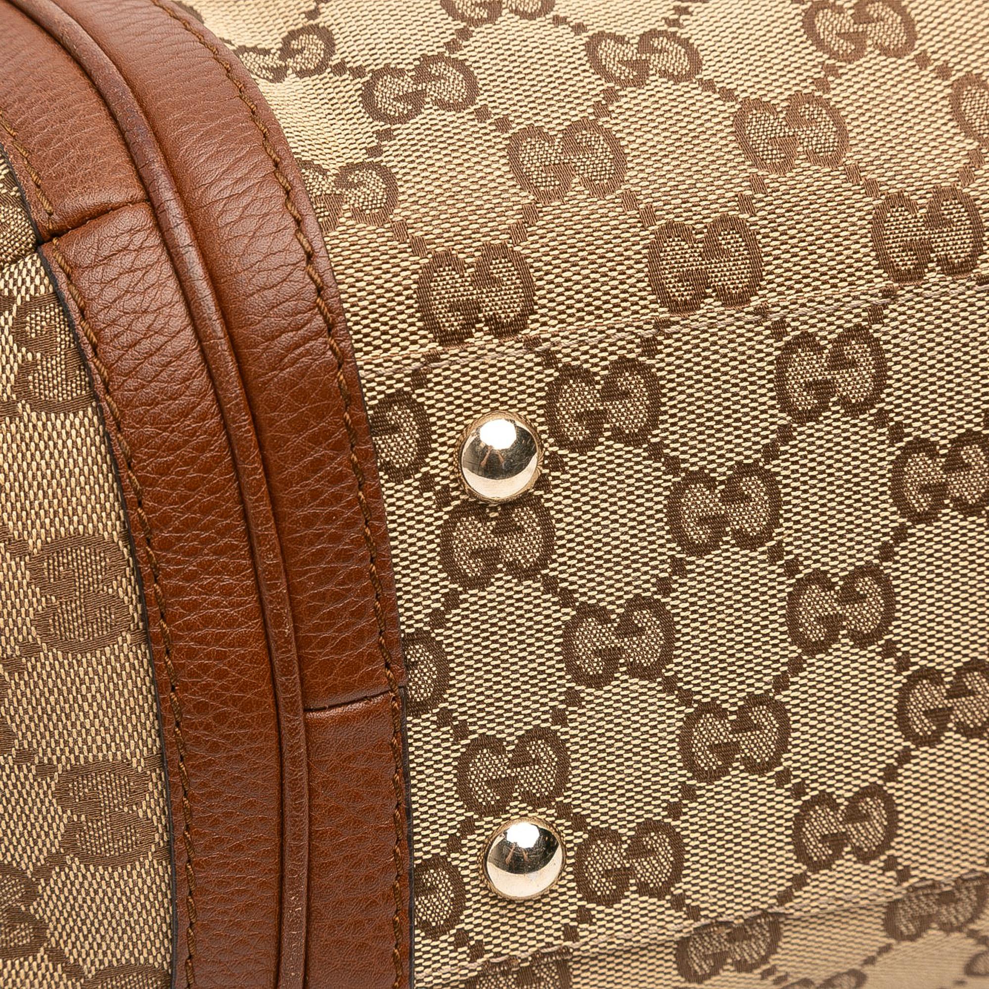 Gucci Medium GG Canvas Bella Shoulder Bag