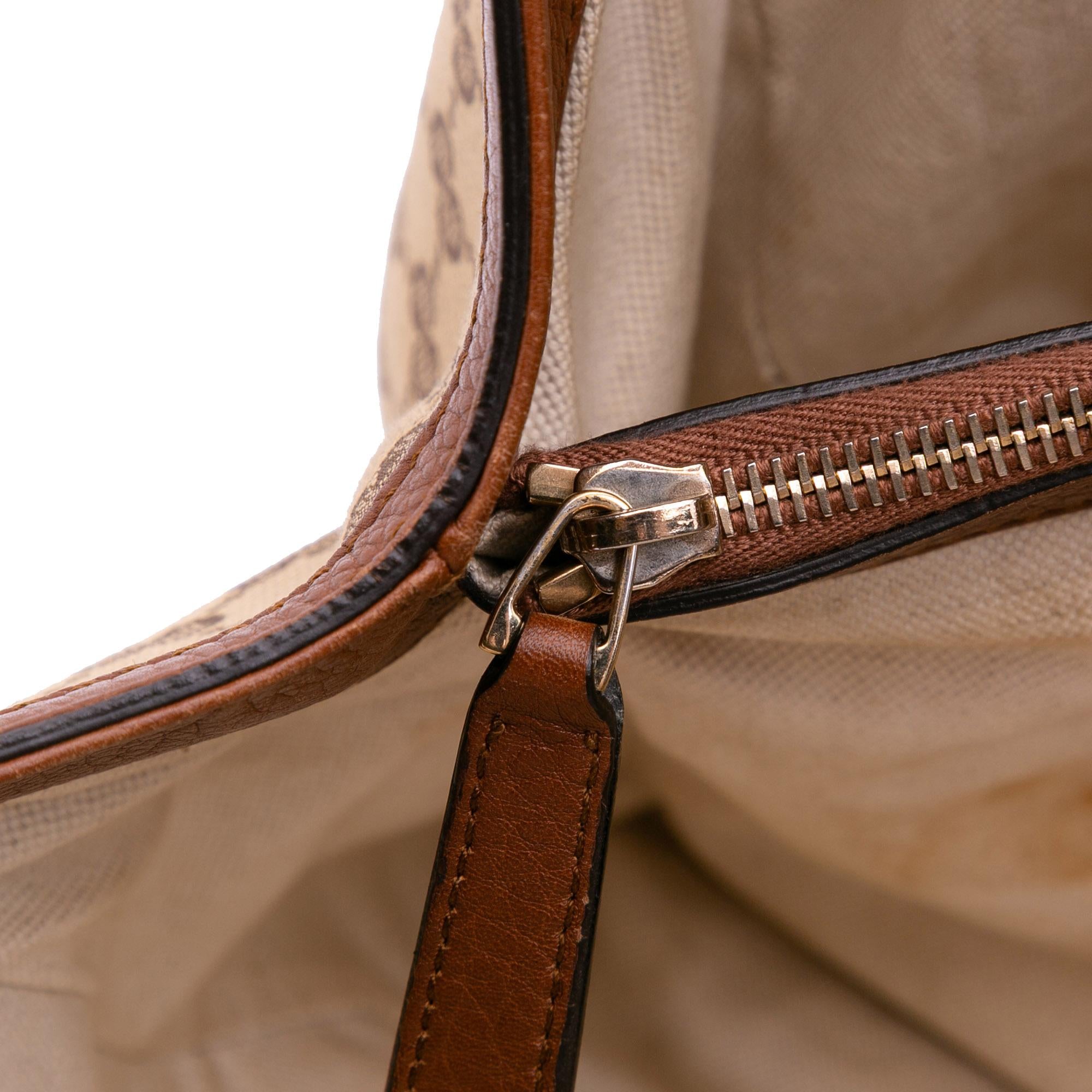 Gucci Medium GG Canvas Bella Tote