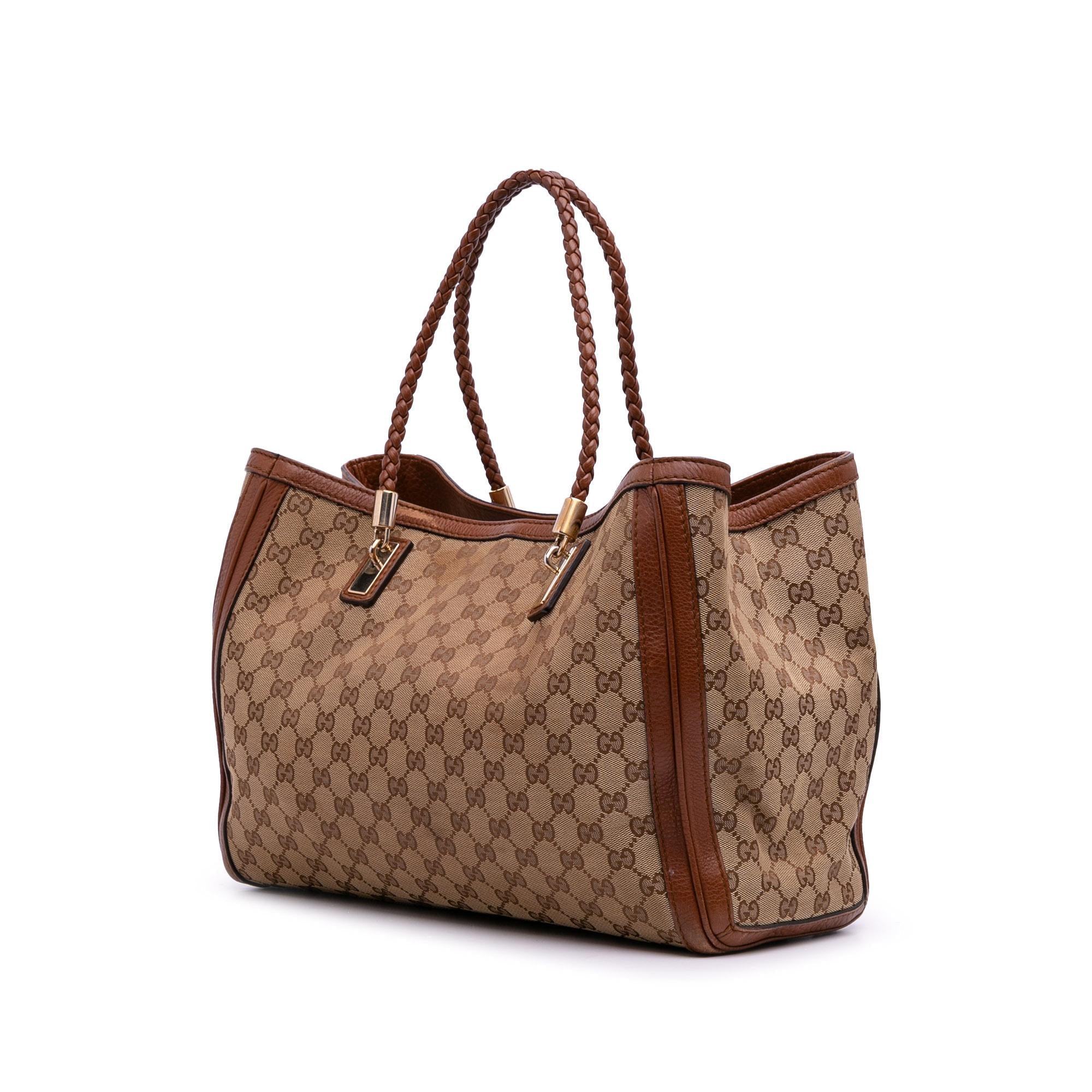 Gucci Medium GG Canvas Bella Tote