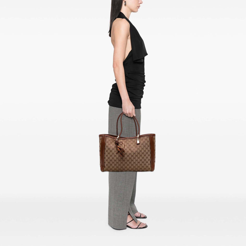 Gucci Medium GG Canvas Bella Tote