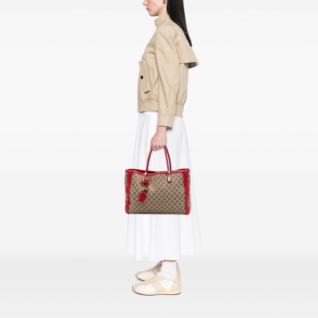 Gucci Medium GG Canvas Bella Tote