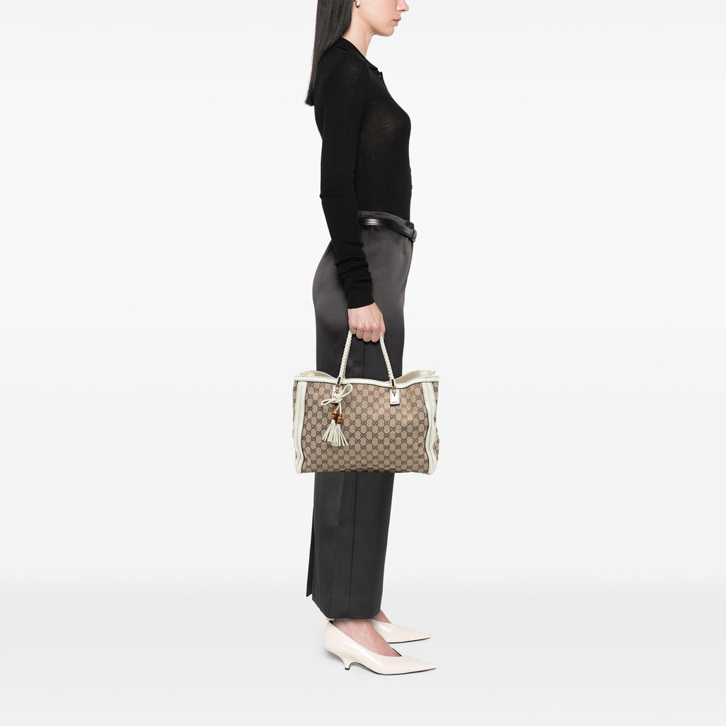 Gucci Medium GG Canvas Bella Tote