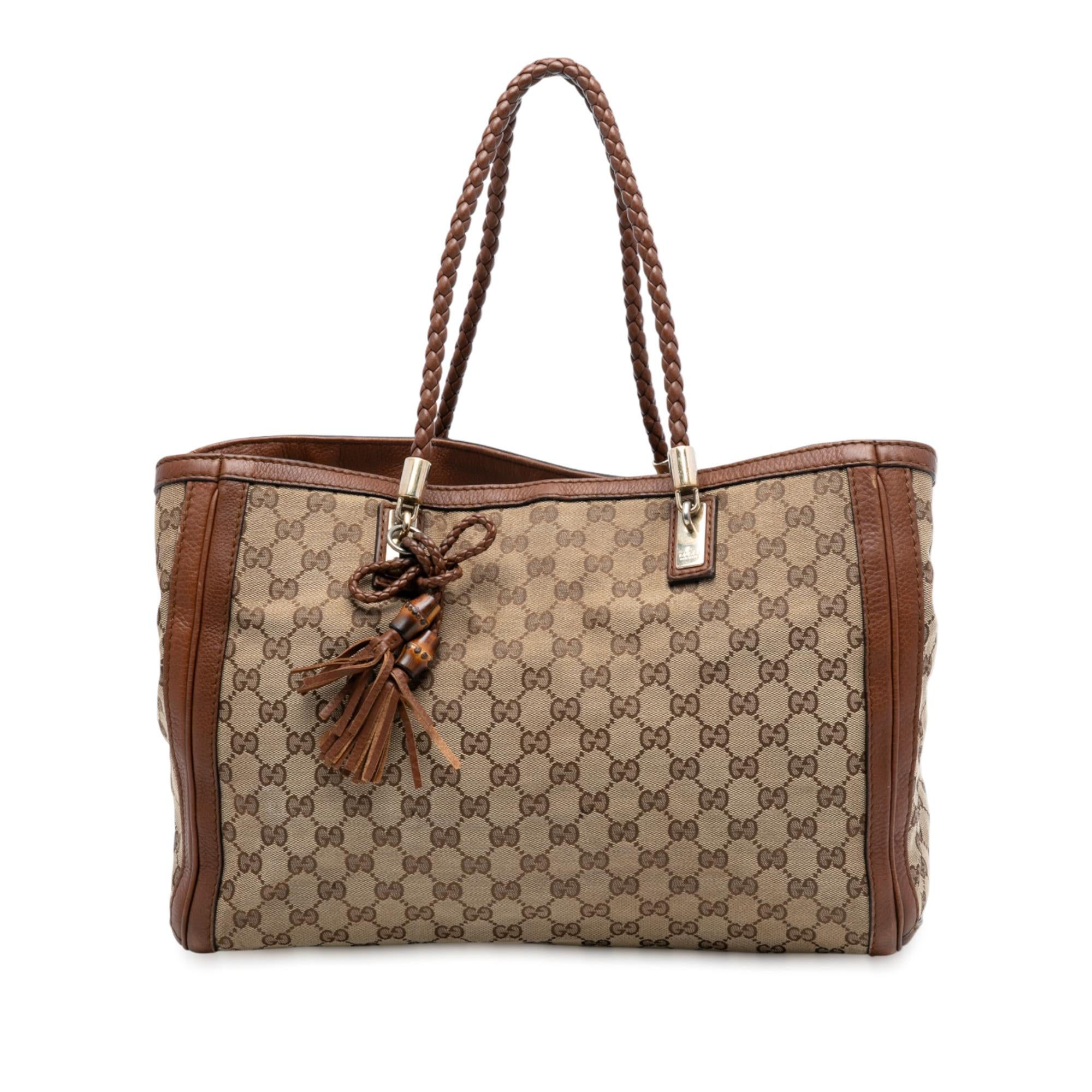 Gucci Medium GG Canvas Bella Tote