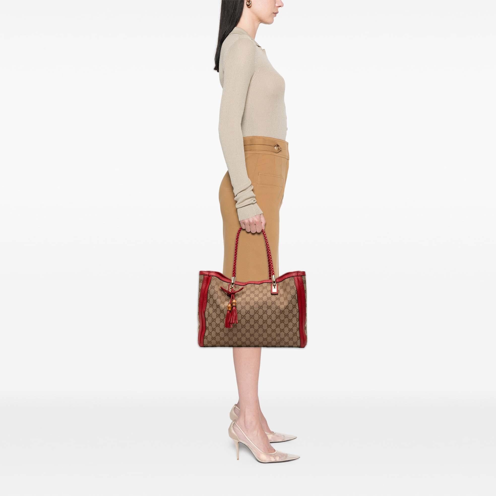 Gucci Medium GG Canvas Bella Tote