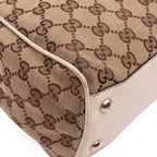 Gucci Medium GG Canvas Braided Peggy Tote