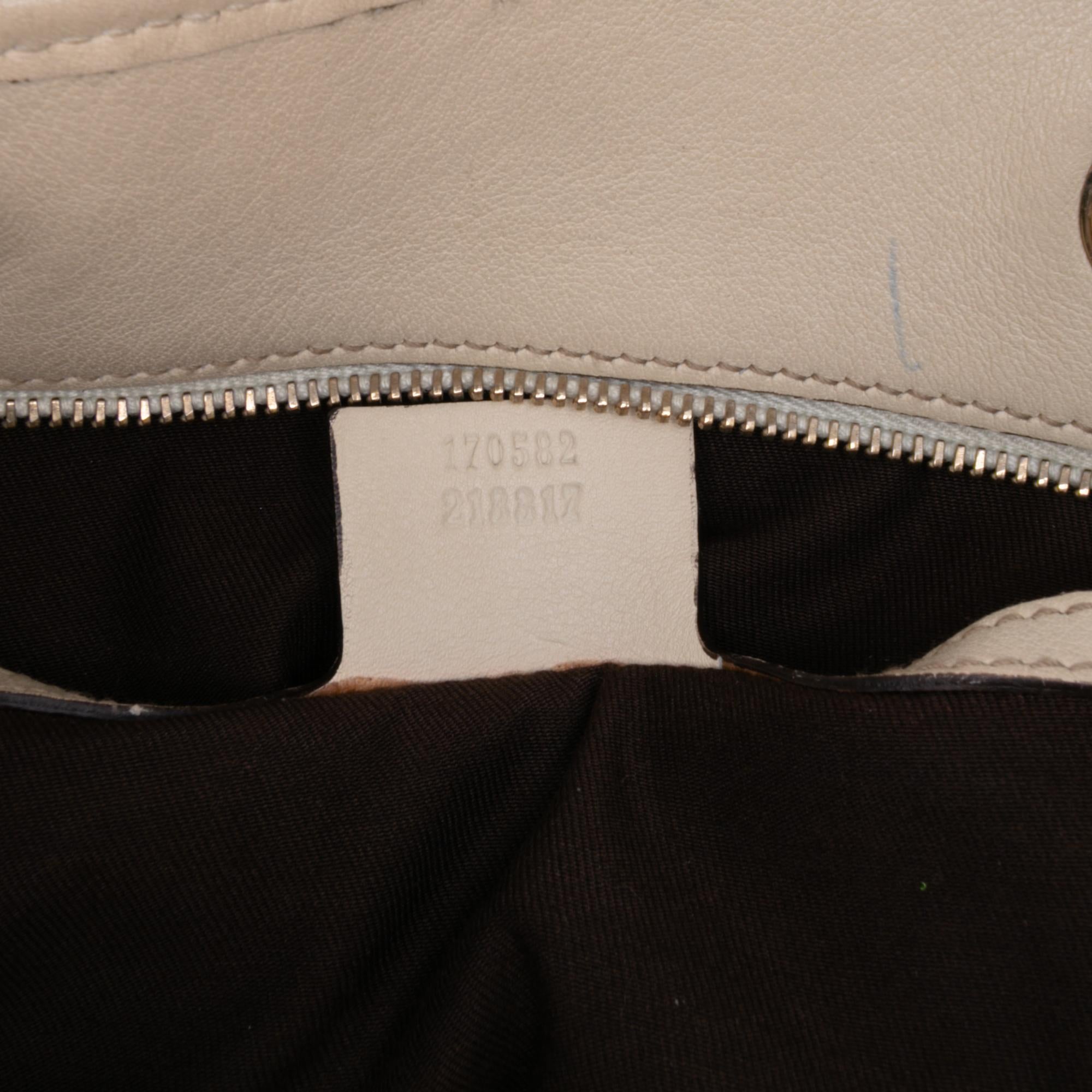 Gucci Medium GG Canvas Braided Peggy Tote
