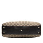 Gucci Medium GG Canvas Braided Peggy Tote