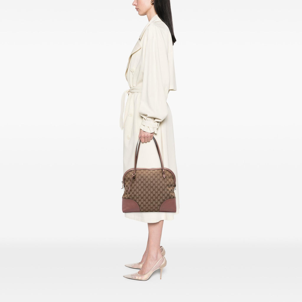 Gucci Medium GG Canvas Bree Dome Tote