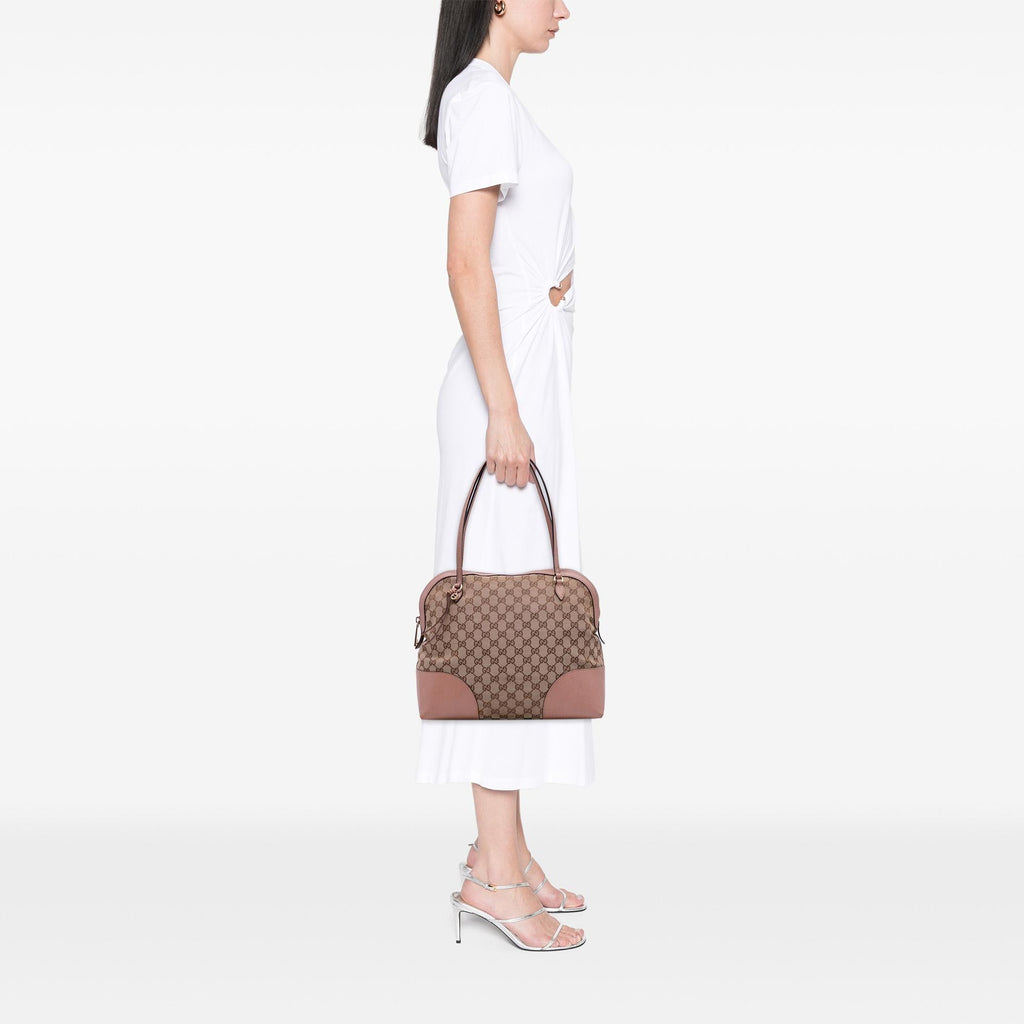 Gucci Medium GG Canvas Bree Dome Tote