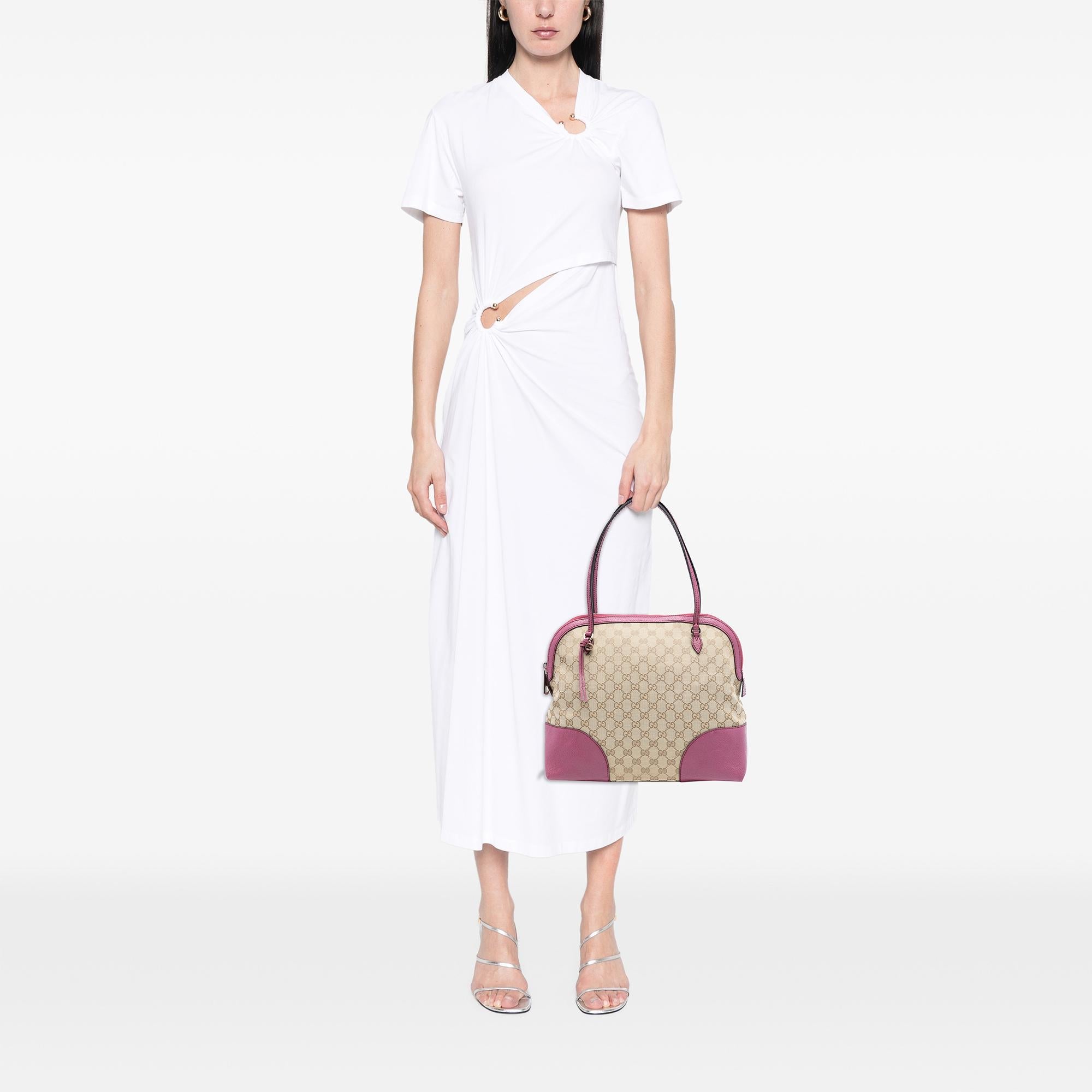 Gucci Medium GG Canvas Bree Dome Tote