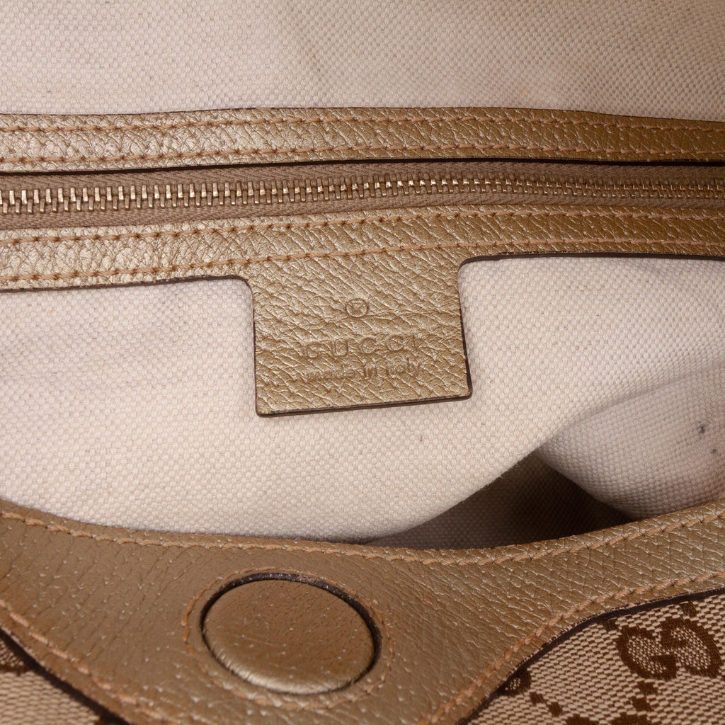 Gucci Medium GG Canvas Bree Satchel