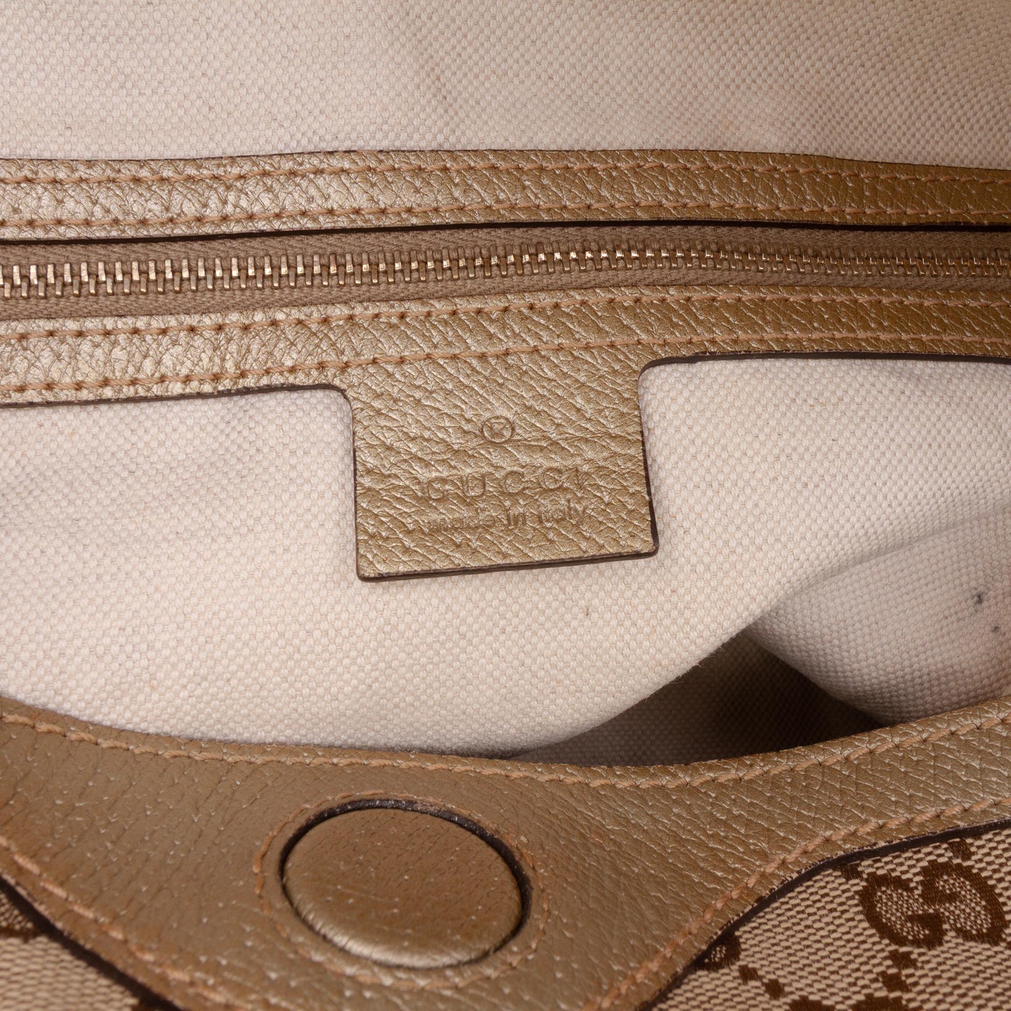 Gucci Medium GG Canvas Bree Satchel
