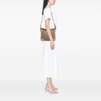 Gucci Medium GG Canvas Bree Satchel