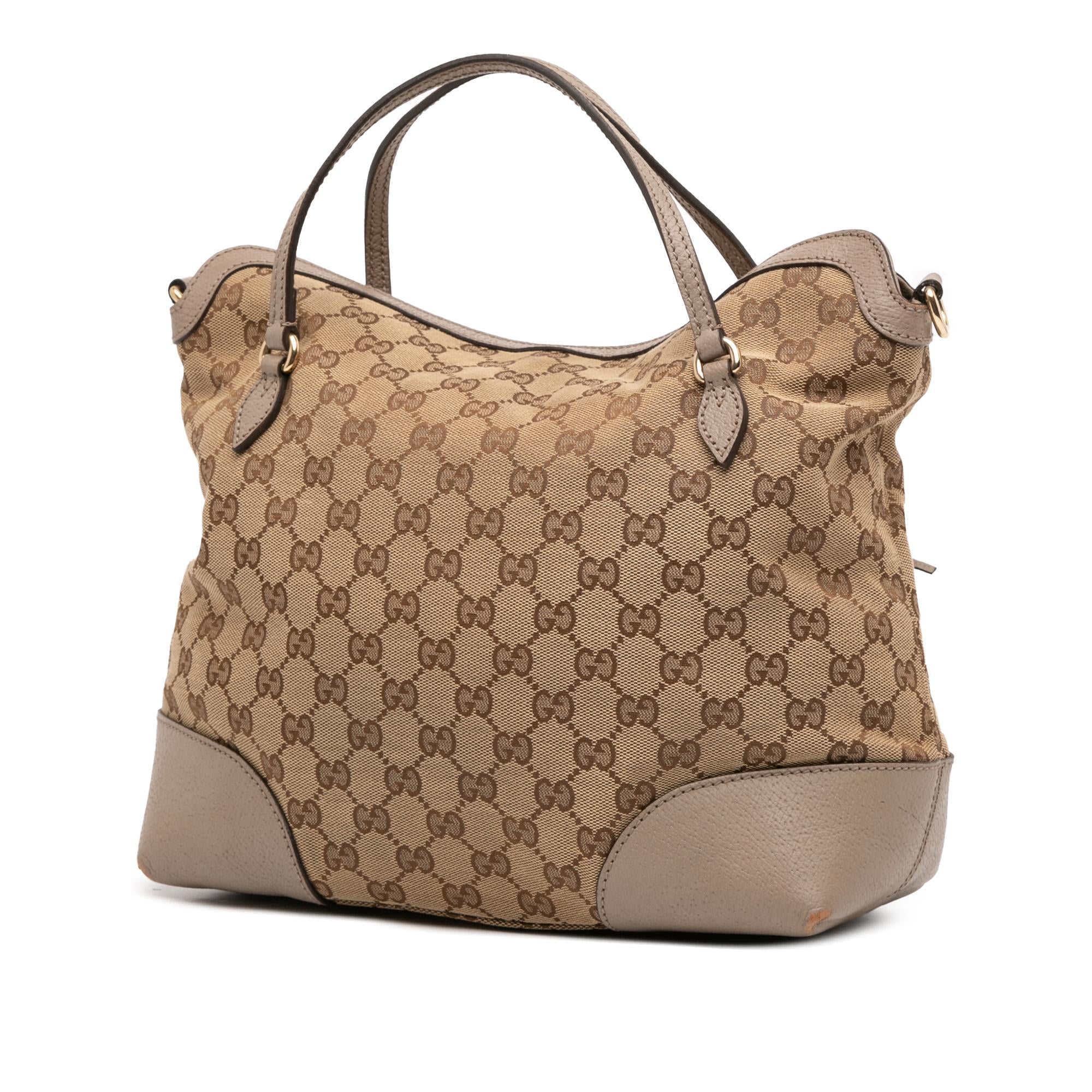 Gucci Medium GG Canvas Bree Satchel
