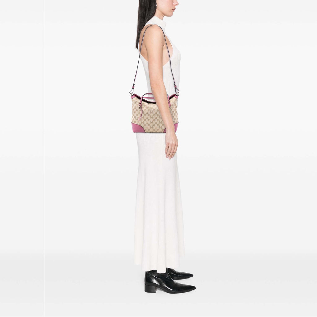 Gucci Medium GG Canvas Bree Satchel