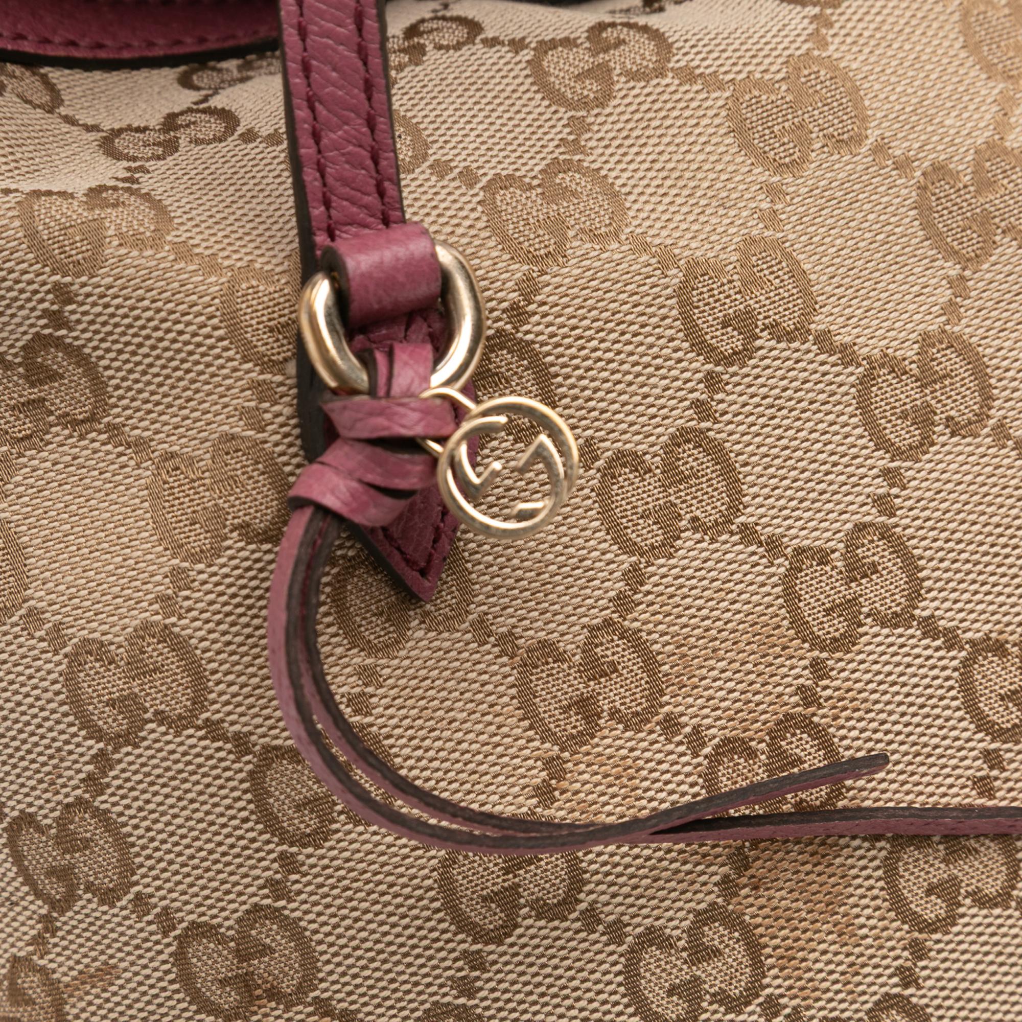 Gucci Medium GG Canvas Bree Satchel