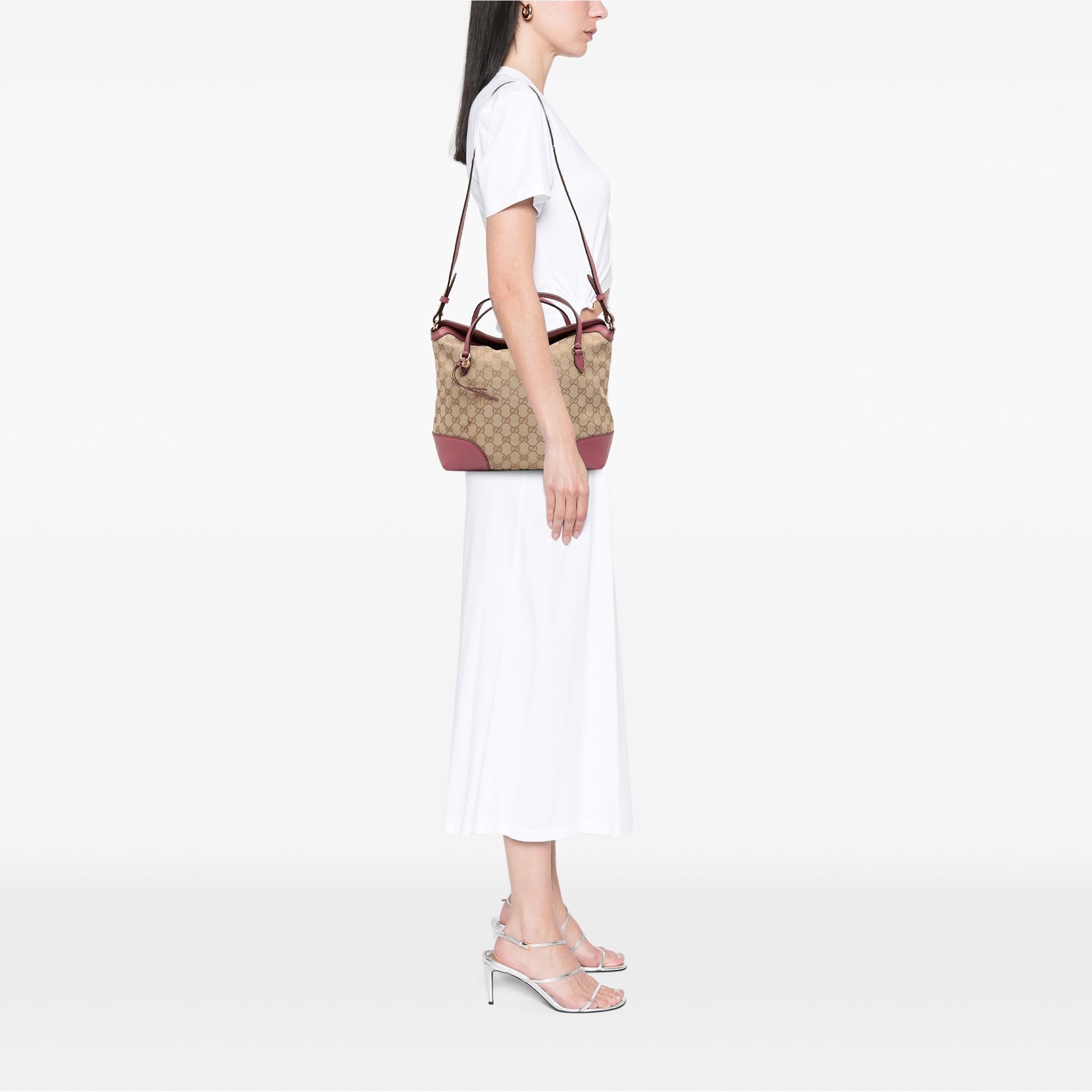 Gucci Medium GG Canvas Bree Satchel
