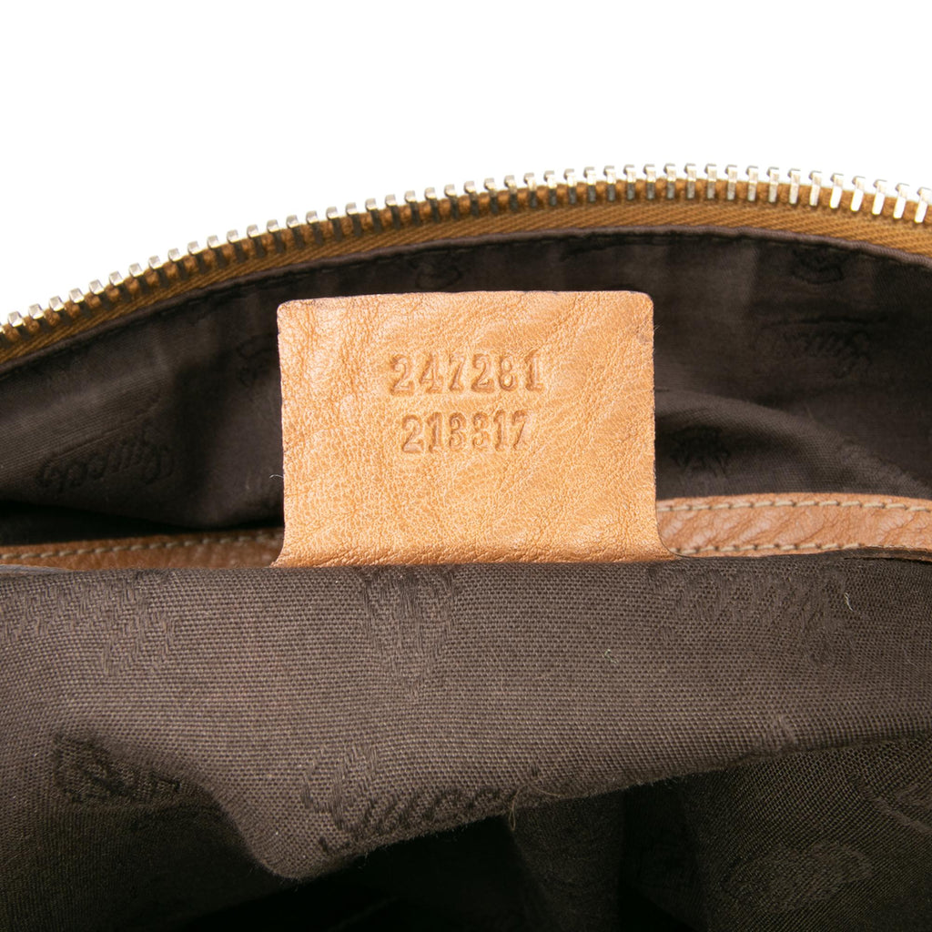 Gucci Medium GG Canvas Charm Satchel