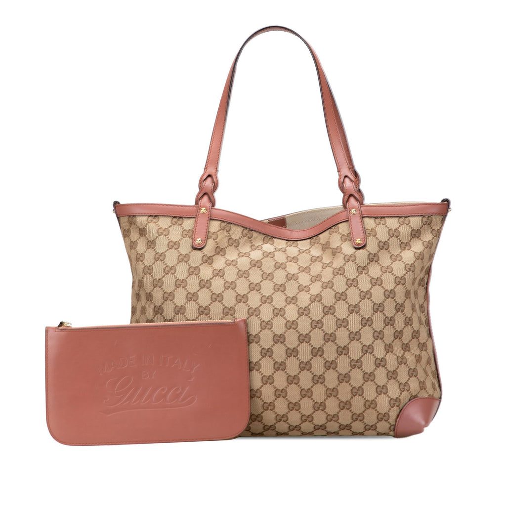 Gucci Medium GG Canvas Craft Tote