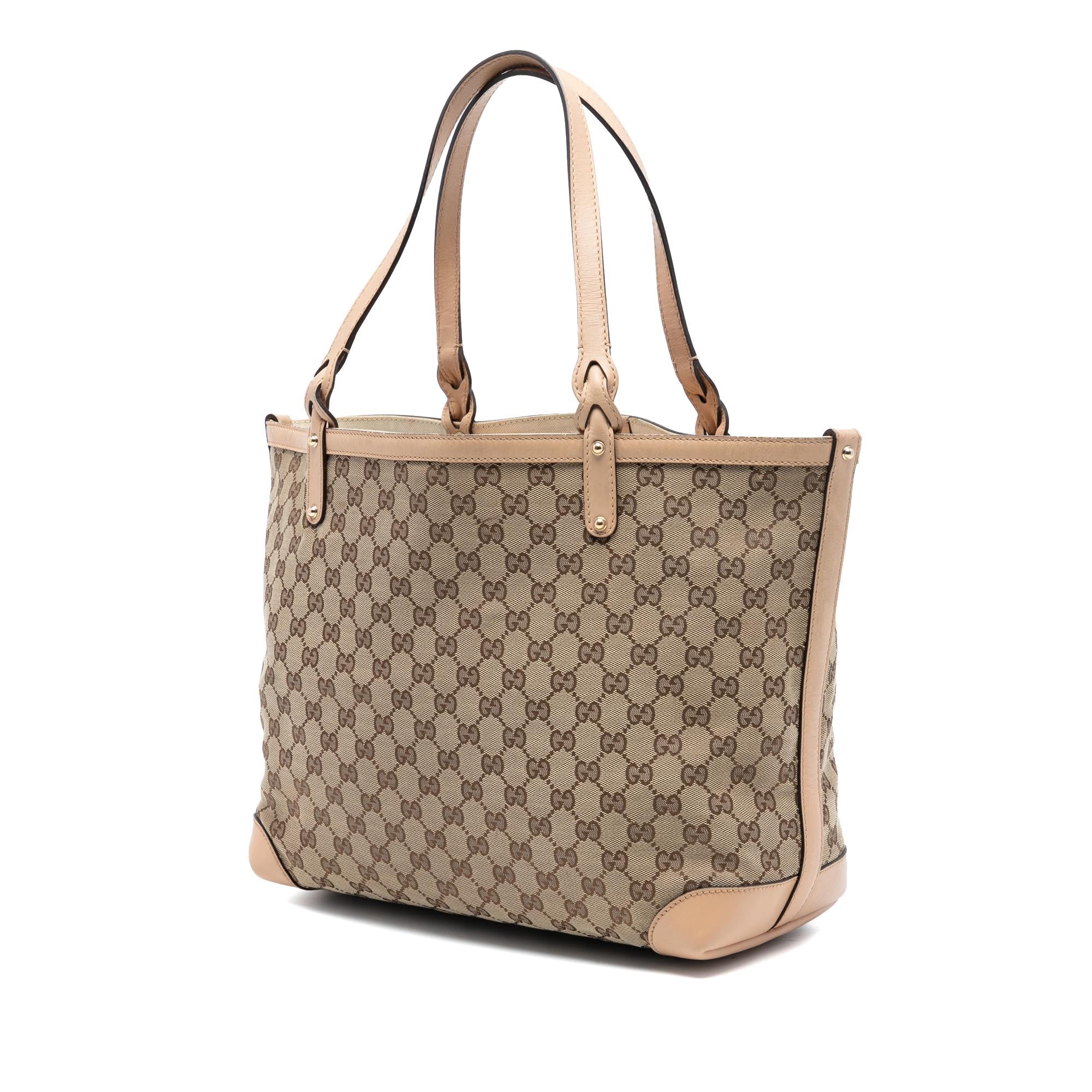 Gucci Medium GG Canvas Craft Tote