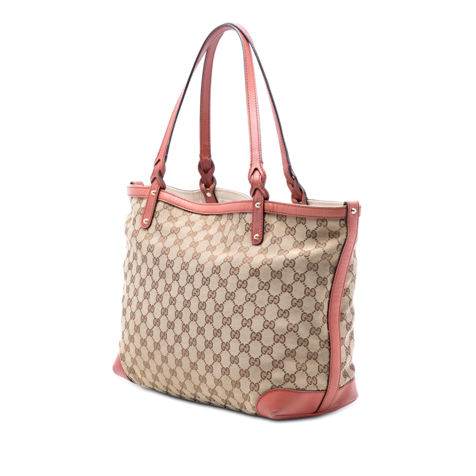 Gucci Medium GG Canvas Craft Tote