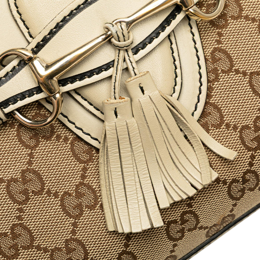 Gucci Medium GG Canvas Emily Shoulder Bag