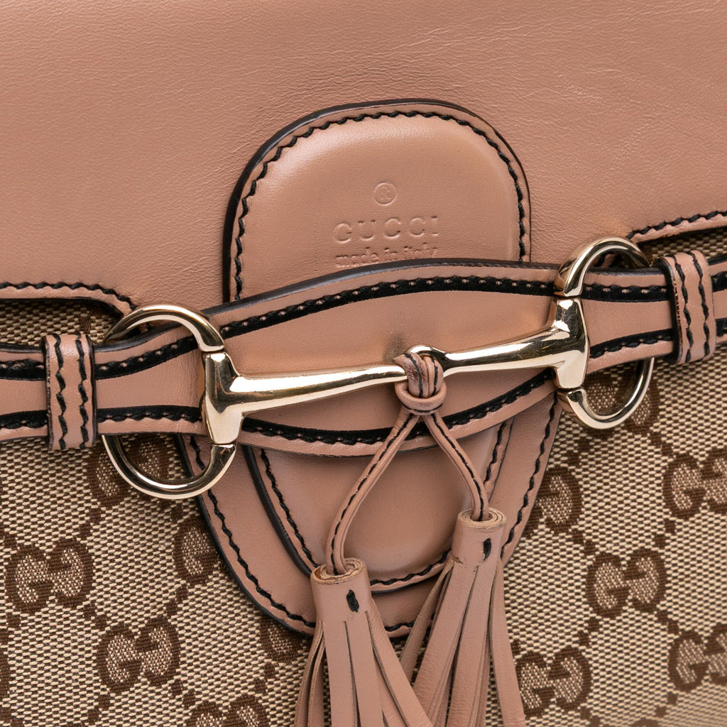 Gucci Medium GG Canvas Emily Shoulder Bag